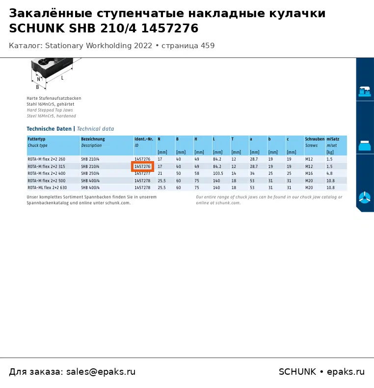 SCHUNK 1457276