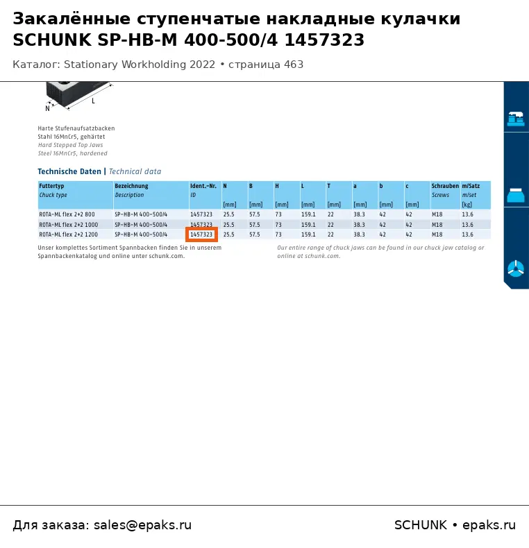 SCHUNK 1457323