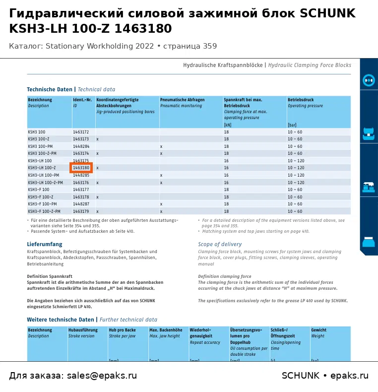 SCHUNK 1463180