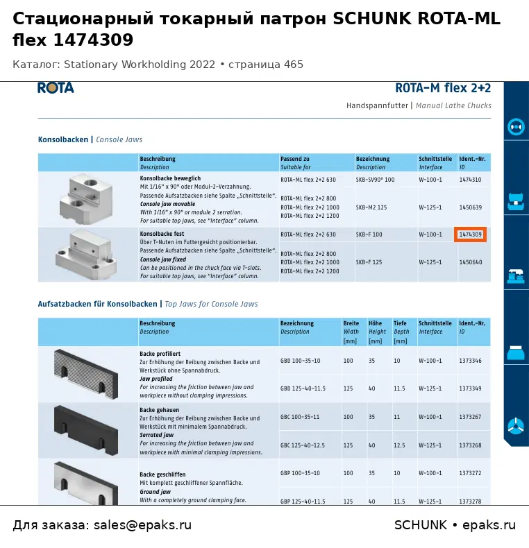 SCHUNK 1474309