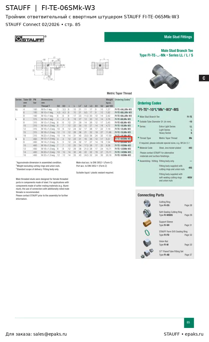 STAUFF FI-TE-06SMk-W3