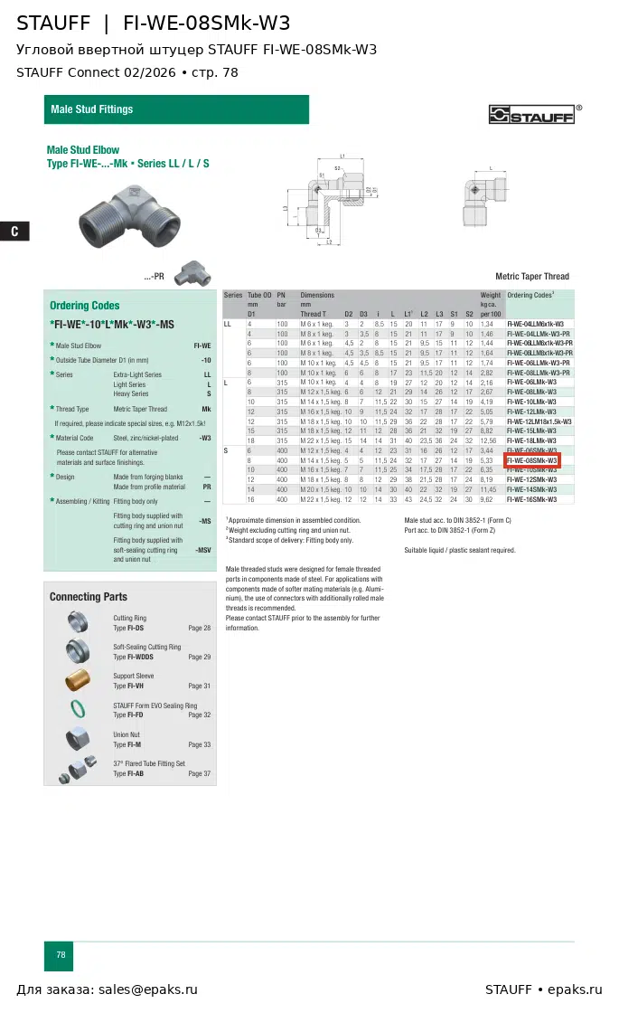 STAUFF FI-WE-08SMk-W3